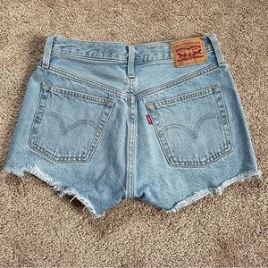 Levi's Women's 501 Blue Denim Shorts